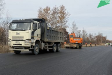 ​Благодаря нацпроекту в Хабаровском крае завершают ремонт дороги, которая связывает несколько сёл Пресс-служба министерства транспорта и дорожного хозяйства Хабаровского края